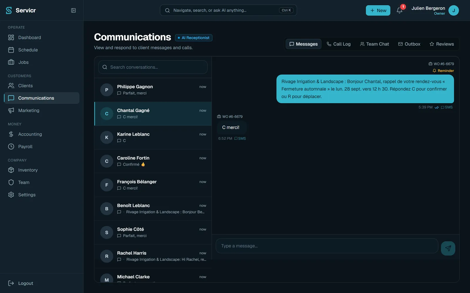 Communications hub