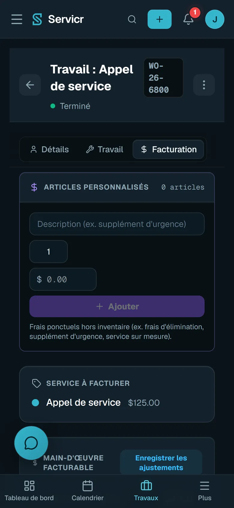 Terminer